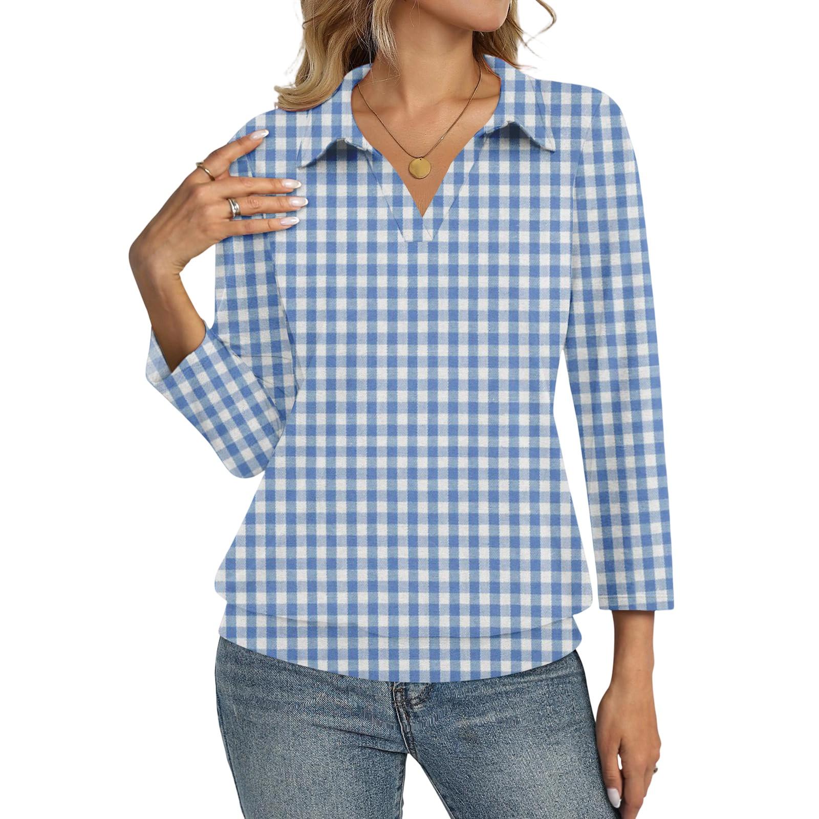 Women s Fashionable Casual Striped Plaid Printed Top M
Women s Fashionable Casual Striped Plaid Printed Top M