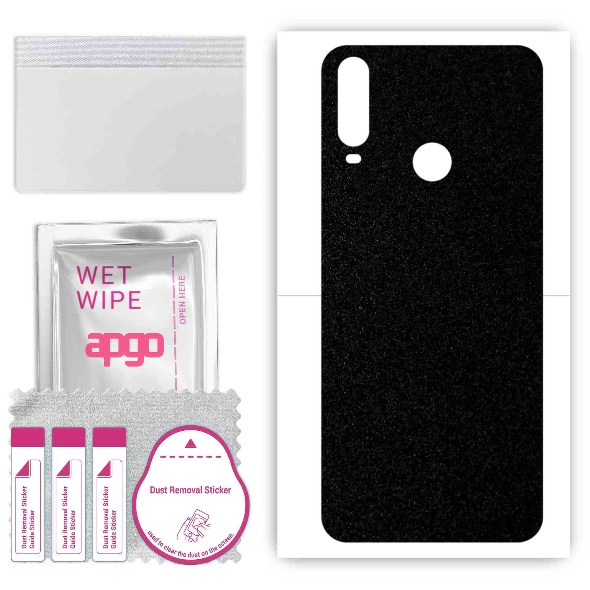 apgo Protective Skin Sticker for the back compatible with LG W31, Wrap Film, Foil, Vinyl - Pattern Matte Black
apgo Protective Skin Sticker for the back compatible with LG W31, Wrap Film, Foil, Vinyl - Pattern Matte Black