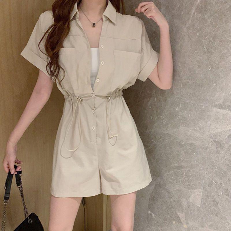 Korean Style Retro Waist-Cinched Jumpsuit - Women s 2026 Summer Short-Sleeve, Loose Fit, Wide-Leg Shorts S (recommended for 37.5-45 kg) абрикосовый
Korean Style Retro Waist-Cinched Jumpsuit - Women s 2026 Summer Short-Sleeve, Loose Fit, Wide-Leg Shorts S (recommended for 37.5-45 kg) абрикосовый