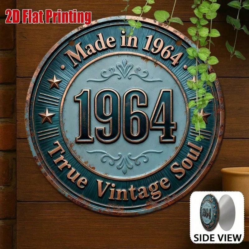 Vintage 1964 Metal Wall Poster 8x8 Inch Industrial Garage Painting
Vintage 1964 Metal Wall Poster 8x8 Inch Industrial Garage Painting