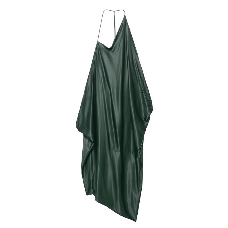 Kaslead New Women clothes Western Style Fashion Asymmetric Silk Satin Texture Dress 8073126 Green L
Kaslead New Women clothes Western Style Fashion Asymmetric Silk Satin Texture Dress 8073126 Green L