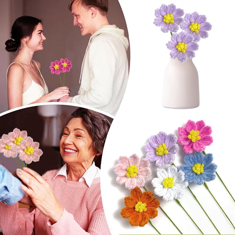 2Pcs Home Decor Handmade Finished Flowers 35CM Pipe Cleaner Friends Gift Galsang Flower Branch Auspicious Flower Woven Flower
2Pcs Home Decor Handmade Finished Flowers 35CM Pipe Cleaner Friends Gift Galsang Flower Branch Auspicious Flower Woven Flower