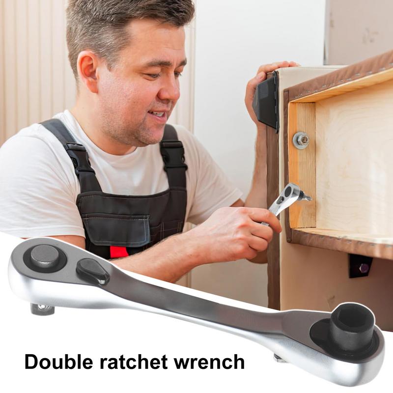 1/4 Inch Drive Ratchet Double Headed Small Bit Ratchet Wrench Angled Screwdriver Extension Bit Holder Practical Accessories Tool CHINA
1/4 Inch Drive Ratchet Double Headed Small Bit Ratchet Wrench Angled Screwdriver Extension Bit Holder Practical Accessories Tool CHINA