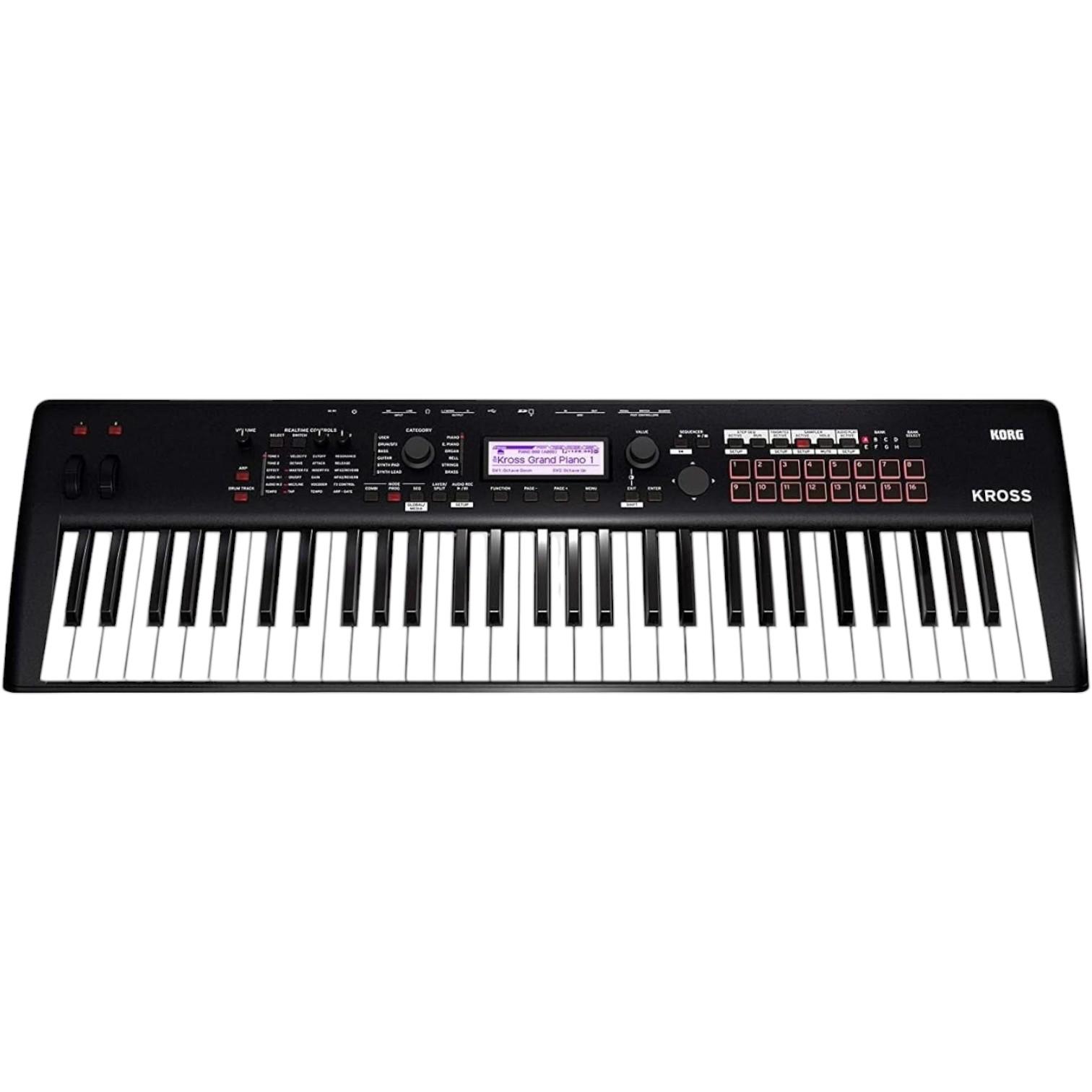 Korg Kross 2 61-Key Performance Synthesizer Workstation with Increased Sounds, Sampling and Trigger Pads
Korg Kross 2 61-Key Performance Synthesizer Workstation with Increased Sounds, Sampling and Trigger Pads