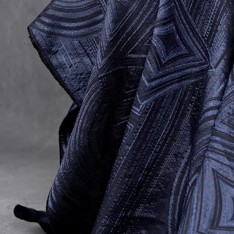 Retro Blue Ethnic Wind Geometric Stripe Pattern Dress Jacquard Fabric Breathable Bright Silk Clothing Texture Designer Fabric 50 x 140cm
Retro Blue Ethnic Wind Geometric Stripe Pattern Dress Jacquard Fabric Breathable Bright Silk Clothing Texture Designer Fabric 50 x 140cm