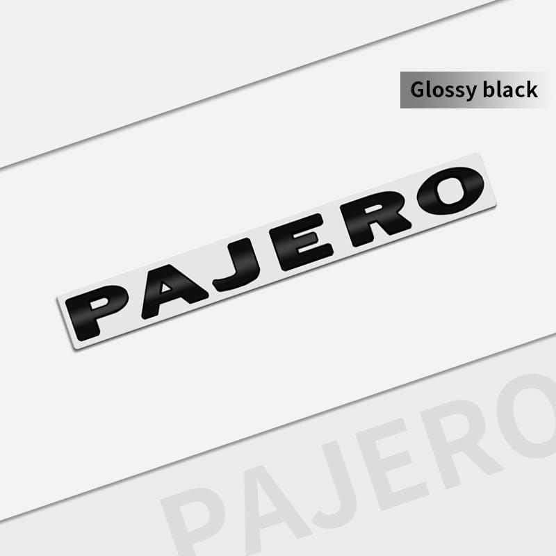 Auto Metal For Mitsubishi PAJERO Emblem Car Styling 3D Badge Lettering Decals Trunk Sticker Accessories Glossy Black
Auto Metal For Mitsubishi PAJERO Emblem Car Styling 3D Badge Lettering Decals Trunk Sticker Accessories Glossy Black