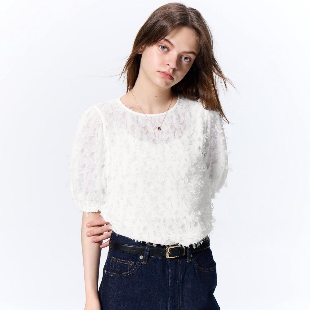 Жаккардовая блузка GU by Uniqlo с рукавом 5 минут Z+E
Жаккардовая блузка GU by Uniqlo с рукавом 5 минут Z+E