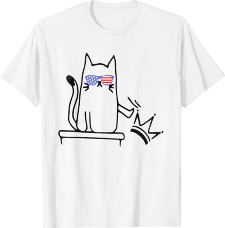 Cat No Kings in America Funny Political Cat Lady T-Shirt M
Cat No Kings in America Funny Political Cat Lady T-Shirt M