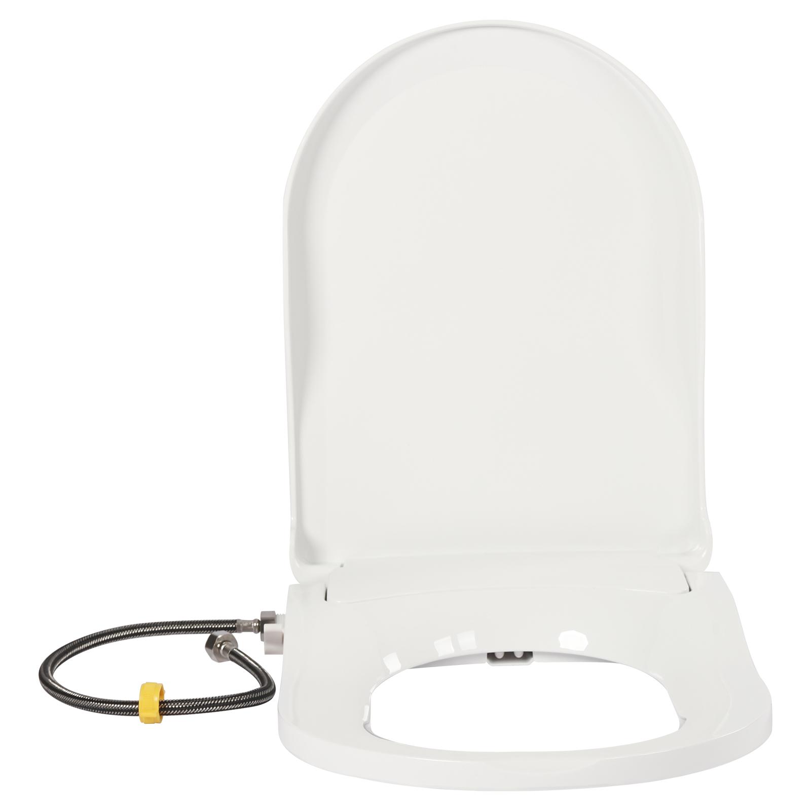 Non-Electric Bidet Toilet Seat, Fits Elongated Toilets, White, Dual Nozzle System - Bidet with Easy Installation білий
Non-Electric Bidet Toilet Seat, Fits Elongated Toilets, White, Dual Nozzle System - Bidet with Easy Installation білий