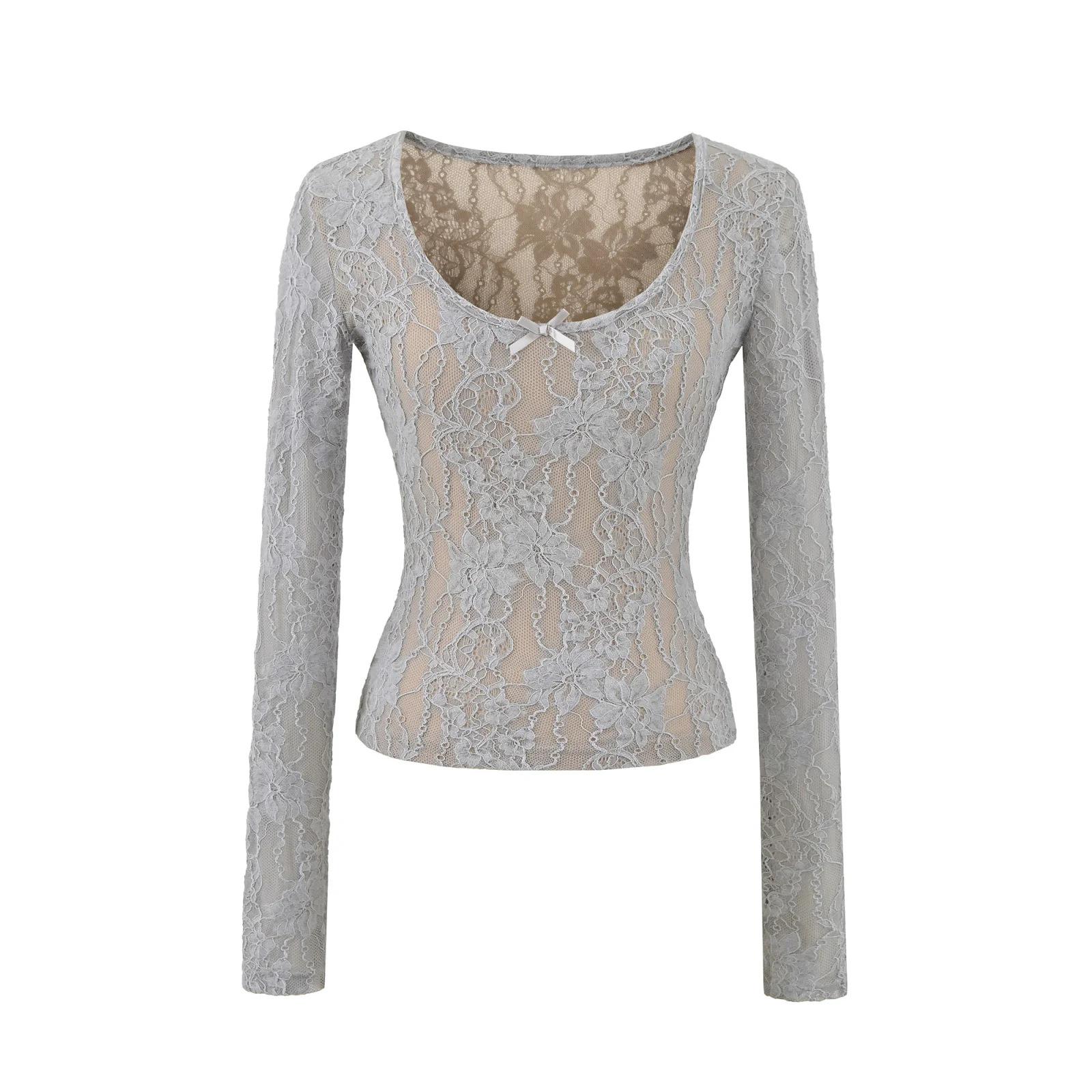 Pure Desire Slim Fit U-Neck Lace Top with Mesh Embroidery Large (For 107-116 lbs)
Pure Desire Slim Fit U-Neck Lace Top with Mesh Embroidery Large (For 107-116 lbs)