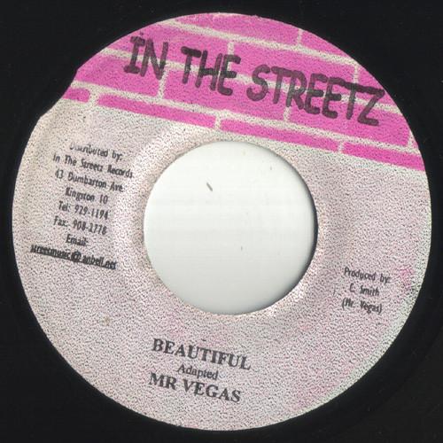 7inch Record MR. VEGAS - Beautiful NONE In The Streetz Jamaica Reggae, Ska & Dub Used 
7inch Record MR. VEGAS - Beautiful NONE In The Streetz Jamaica Reggae, Ska & Dub Used