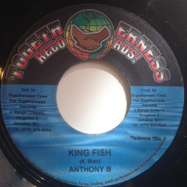 7inch Record ANTHONY B King Fish NONE Togetherness Re 2005 Jamaica Reggae Ska Dub Used
7inch Record ANTHONY B King Fish NONE Togetherness Re 2005 Jamaica Reggae Ska Dub Used