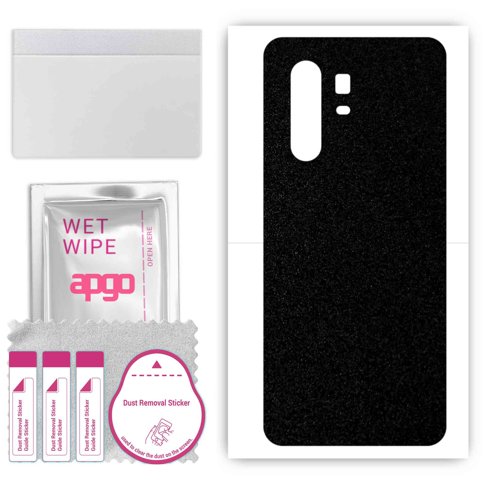 apgo Protective Skin Sticker for the back compatible with vivo X30 Pro, Wrap Film, Foil, Vinyl - Pattern Matte Black
apgo Protective Skin Sticker for the back compatible with vivo X30 Pro, Wrap Film, Foil, Vinyl - Pattern Matte Black