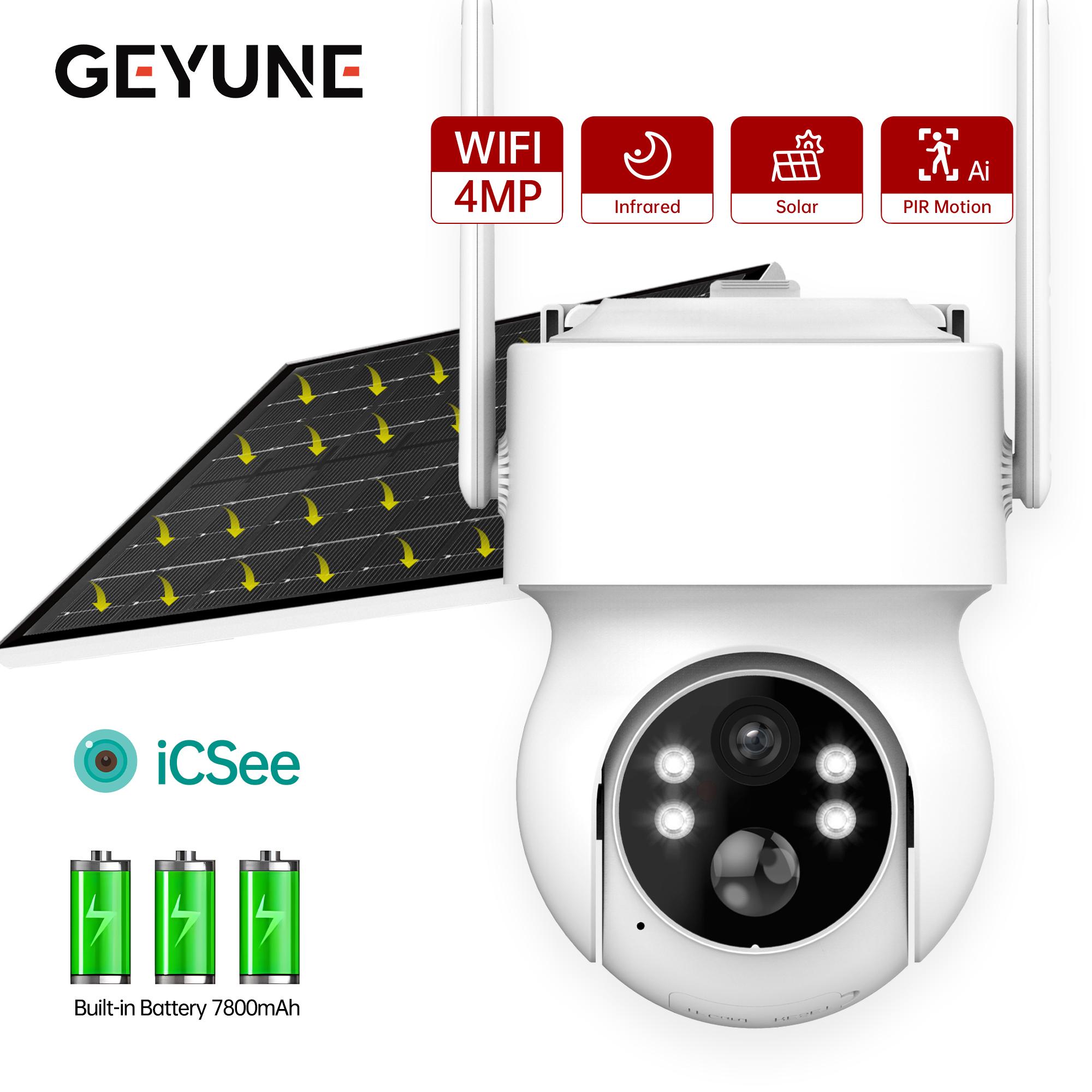 Camera Wifi PTZ Outdoor Night Vision Ai Human Detection 4MP IP Cameras with Solar Panel 7800mAh Battery Recharge iCSee App CHINA бавовна цукерки колір
Camera Wifi PTZ Outdoor Night Vision Ai Human Detection 4MP IP Cameras with Solar Panel 7800mAh Battery Recharge iCSee App CHINA бавовна цукерки колір
