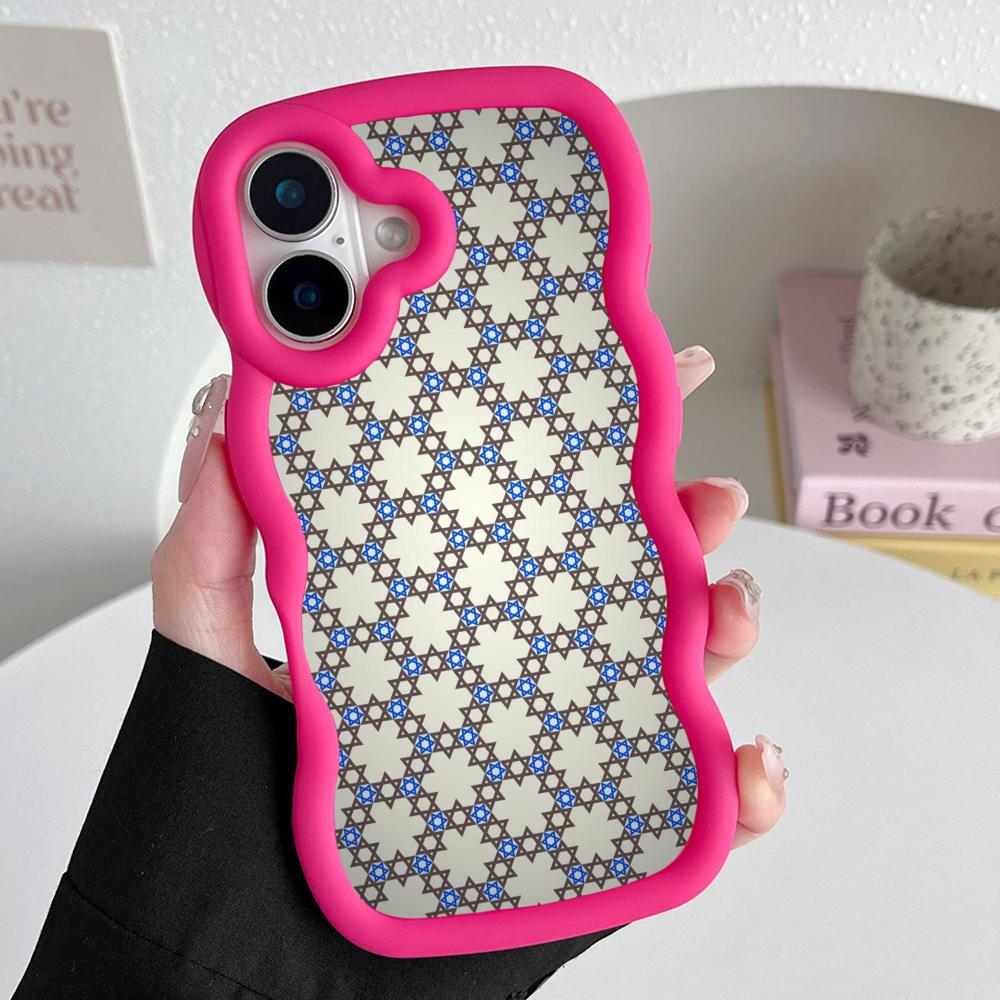 Jewish David Star Mobile Cell Phone Case for iPhone 17 16 15 14 13 12 11 Air Pro Max Plus Wavy Edge TPU Colorful Cover Pretty iPhone 15 Plus
Jewish David Star Mobile Cell Phone Case for iPhone 17 16 15 14 13 12 11 Air Pro Max Plus Wavy Edge TPU Colorful Cover Pretty iPhone 15 Plus