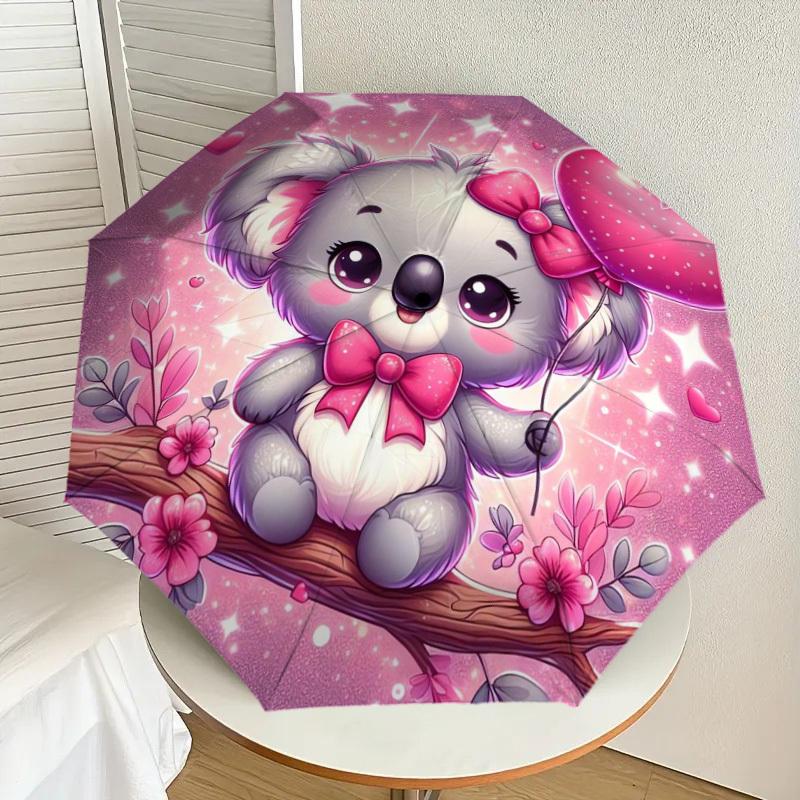 1pc Cute Koala with Heart Balloon Umbrella with Plastic Handle,Suitable for All Seasons Home Travel Outdoor UmbrellaDD559
1pc Cute Koala with Heart Balloon Umbrella with Plastic Handle,Suitable for All Seasons Home Travel Outdoor UmbrellaDD559