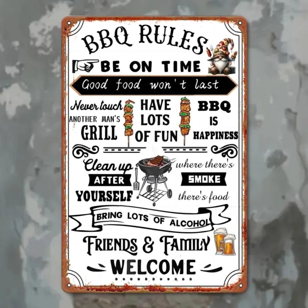 Vintage BBQ Rules Wall Decor 8x12 Metal Sign Perfect for Grill AreaPatioHome Bar Coffee Restaurants Halloween Yard 20x30cm(7.8x11.8inch)
Vintage BBQ Rules Wall Decor 8x12 Metal Sign Perfect for Grill AreaPatioHome Bar Coffee Restaurants Halloween Yard 20x30cm(7.8x11.8inch)