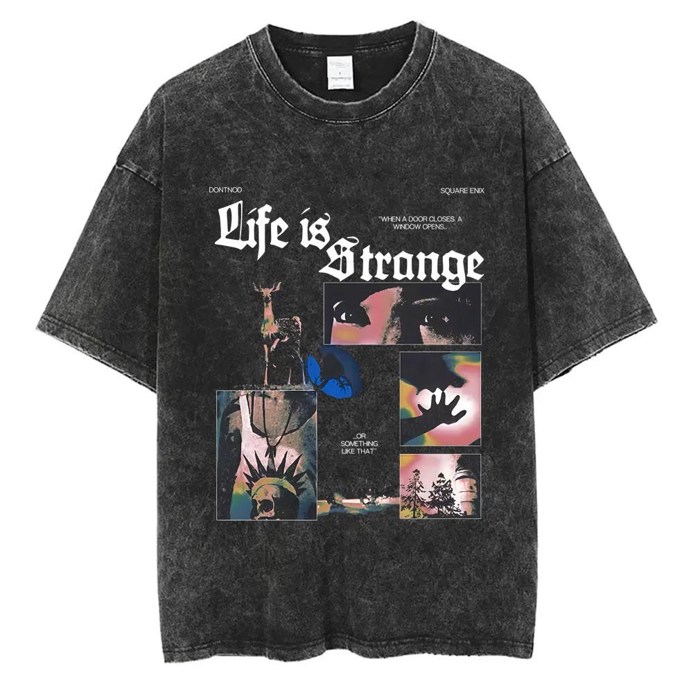 Hot Sale Game Life Is Strange Vintage Washed T Shirt Men Women Casual Retro Cotton Short Sleeve Tshirt Male Oversized TShirts S
Hot Sale Game Life Is Strange Vintage Washed T Shirt Men Women Casual Retro Cotton Short Sleeve Tshirt Male Oversized TShirts S