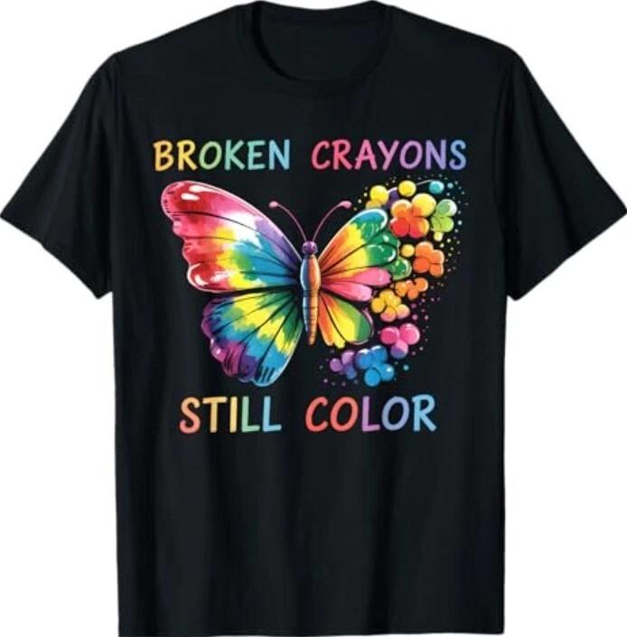 Broken Crayons Still Color Mental Health Matters Awareness T-Shirt 4XL
Broken Crayons Still Color Mental Health Matters Awareness T-Shirt 4XL
