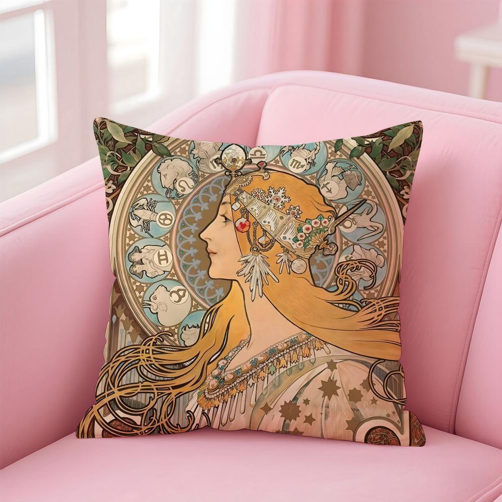 artistic AAlphonse Maria Mucha Cushion Cover Pillow Case Soft Skin Friendly Fabric Comfort Concealed Zipper 30X30cm
artistic AAlphonse Maria Mucha Cushion Cover Pillow Case Soft Skin Friendly Fabric Comfort Concealed Zipper 30X30cm