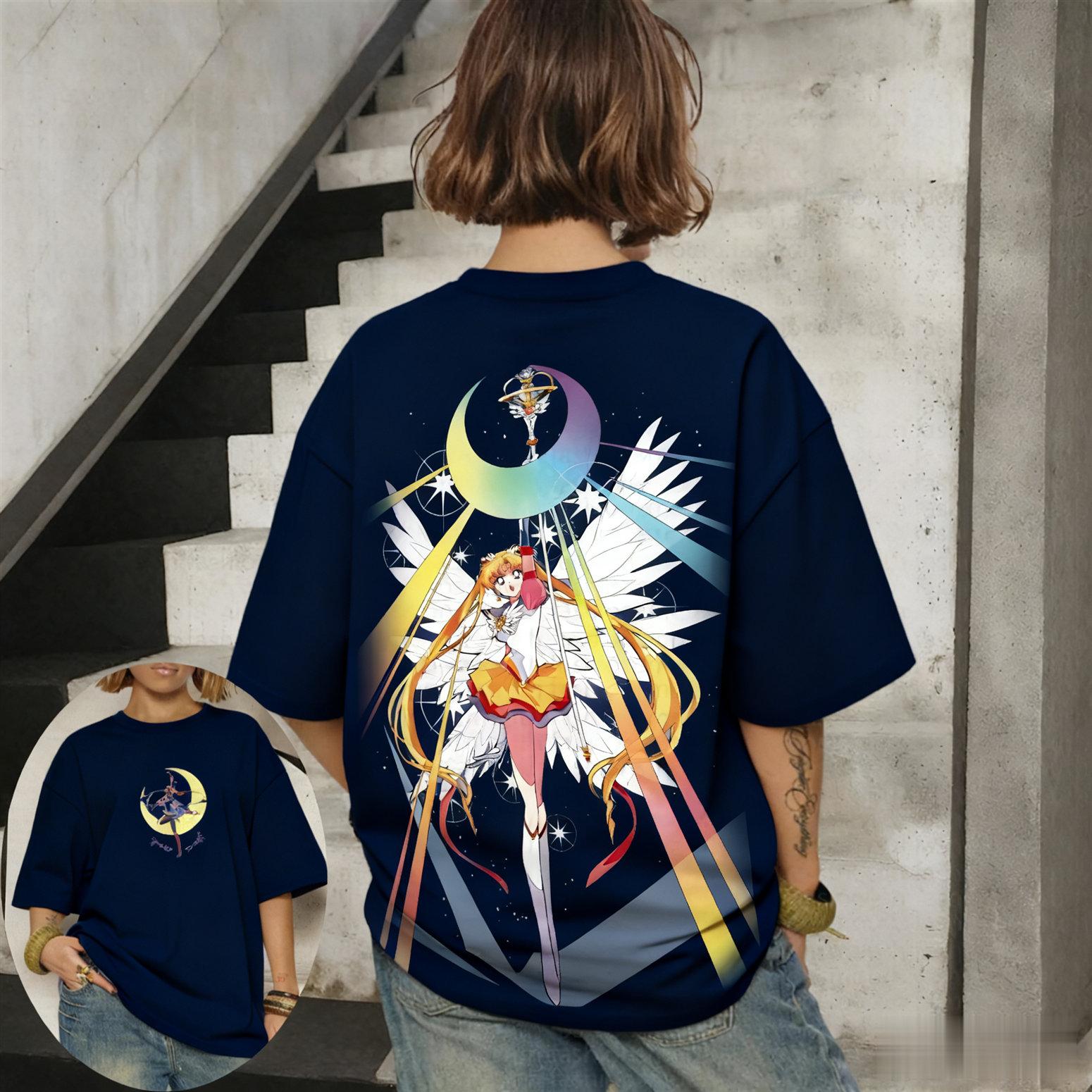 Summer 2026 Pretty Soldier Sailor Moon MoonMoonlite Theme 100 Cotton Printed TShirt Boys and Girls Family Size Top 4XL
Summer 2026 Pretty Soldier Sailor Moon MoonMoonlite Theme 100 Cotton Printed TShirt Boys and Girls Family Size Top 4XL