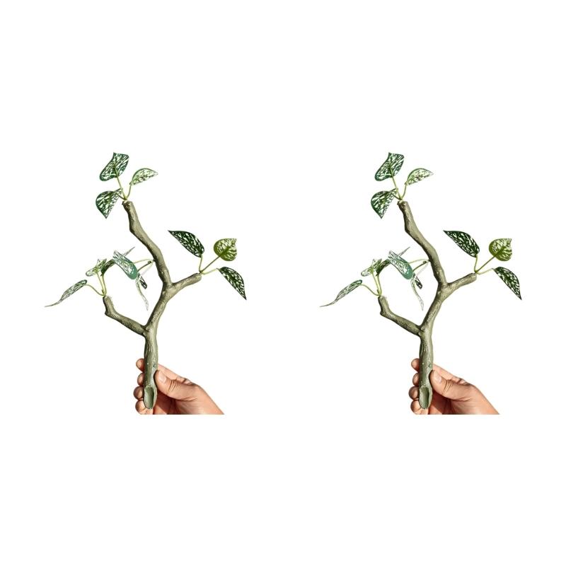 Set of 2 Climbing Vine for Reptiles Exercise Resin Landscape Branch for Terrariums Home Office Aquariums Decoration
Set of 2 Climbing Vine for Reptiles Exercise Resin Landscape Branch for Terrariums Home Office Aquariums Decoration