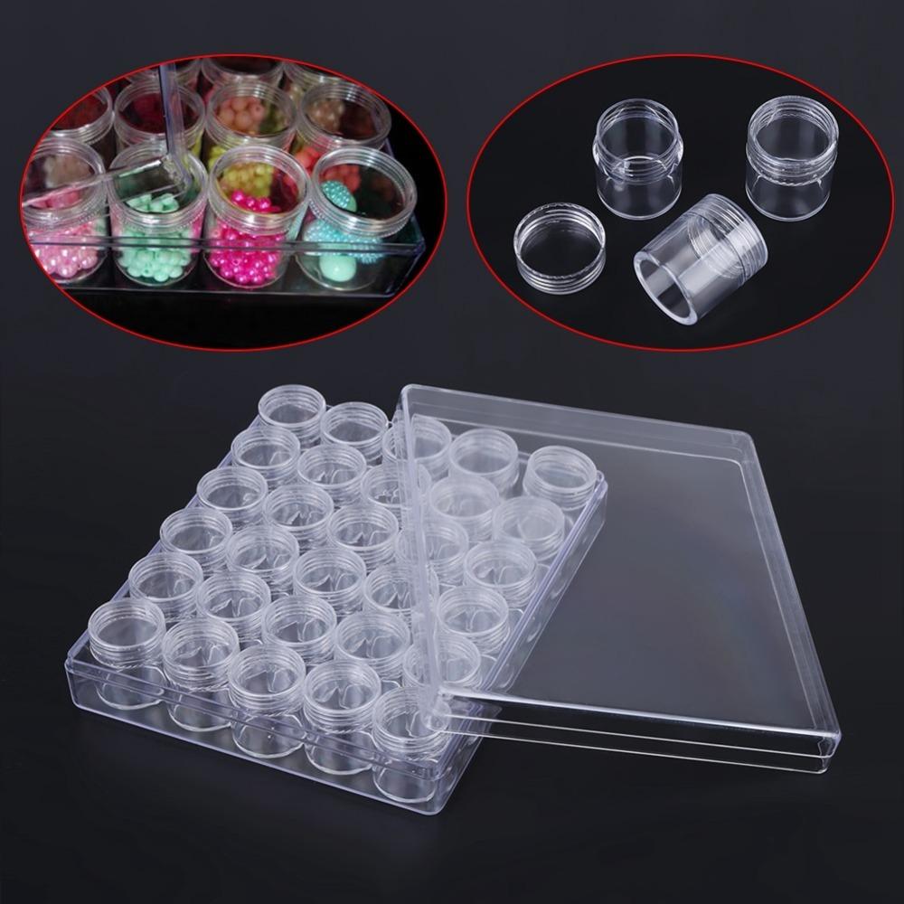 31PCS With Screw Lid Bead Storage Container Plastic Clear Storage Jars Sewing Accessories
31PCS With Screw Lid Bead Storage Container Plastic Clear Storage Jars Sewing Accessories