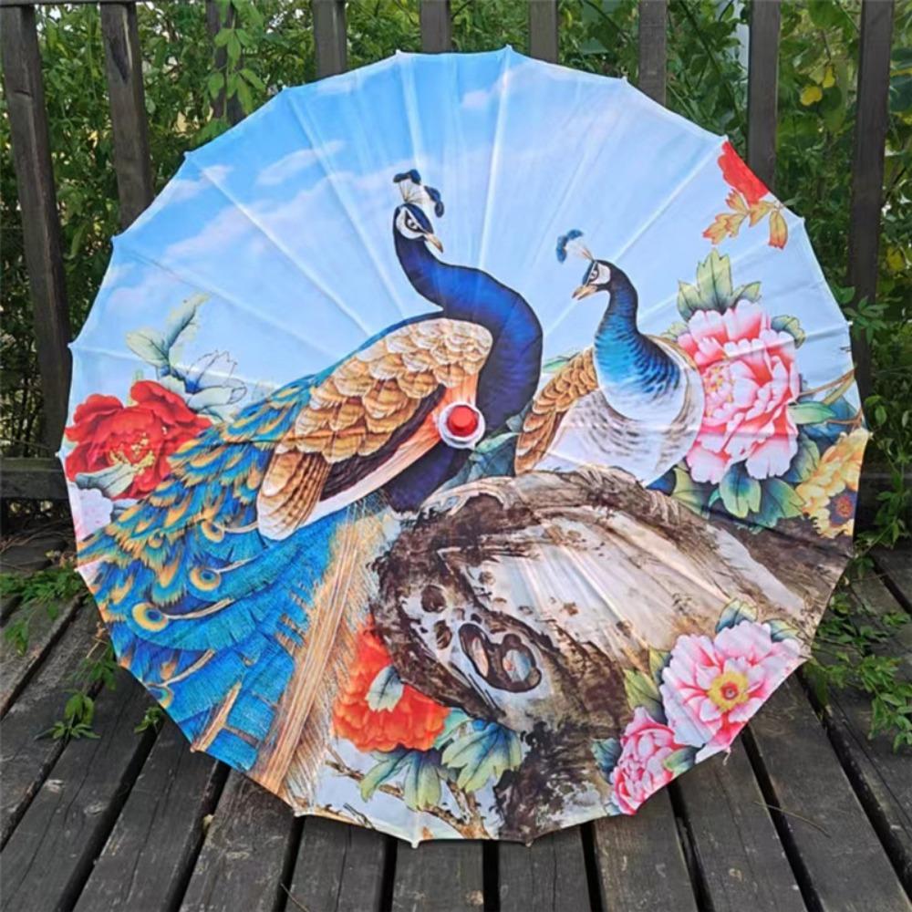 Chinese Antique Wedding Bride Oiled Paper Umbrella 56cm 10 Colors Costumes Photography Umbrella Dragon and Phoenix
Chinese Antique Wedding Bride Oiled Paper Umbrella 56cm 10 Colors Costumes Photography Umbrella Dragon and Phoenix