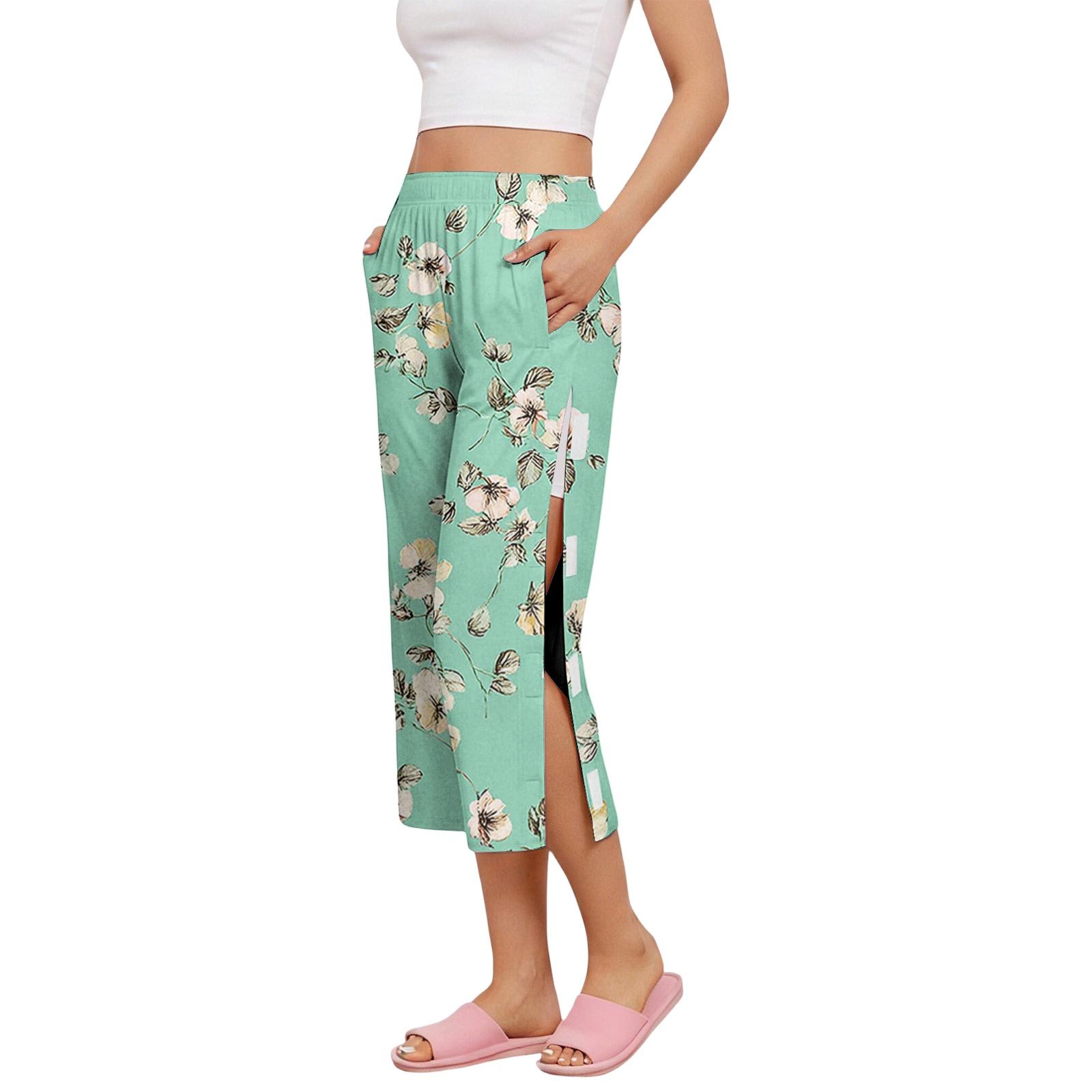 Post Surgery Recovery Nursing Capri Pants for Women Full Side Open Design with Floral Pattern Suitable for Fracture Care and Comfortable Wear XL зелёный
Post Surgery Recovery Nursing Capri Pants for Women Full Side Open Design with Floral Pattern Suitable for Fracture Care and Comfortable Wear XL зелёный