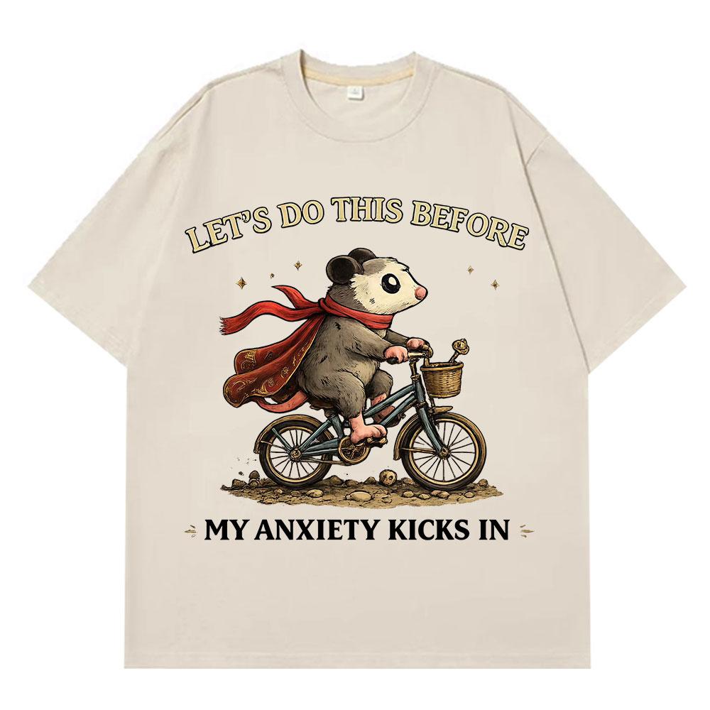 Lets Do This Before My Anxiety Kicks in Funny Possum Meme Graphic Tees Unisex Women Fashion Tshirts Shortsleeved Hiphop Tshirts 4XL
Lets Do This Before My Anxiety Kicks in Funny Possum Meme Graphic Tees Unisex Women Fashion Tshirts Shortsleeved Hiphop Tshirts 4XL
