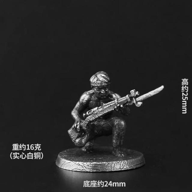 Metal Military War Army Soldier Model Desktop Car Interior Miniature Ornament Accessories Creative Board Game Pieces Figurine
Metal Military War Army Soldier Model Desktop Car Interior Miniature Ornament Accessories Creative Board Game Pieces Figurine