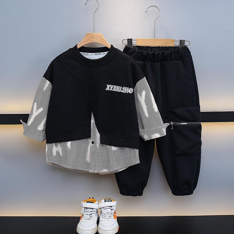 Стильный мужской комплект из двух предметов: толстовка и спортивные штаны, весна/осень 2025 150 cm чёрный
Стильный мужской комплект из двух предметов: толстовка и спортивные штаны, весна/осень 2025 150 cm чёрный