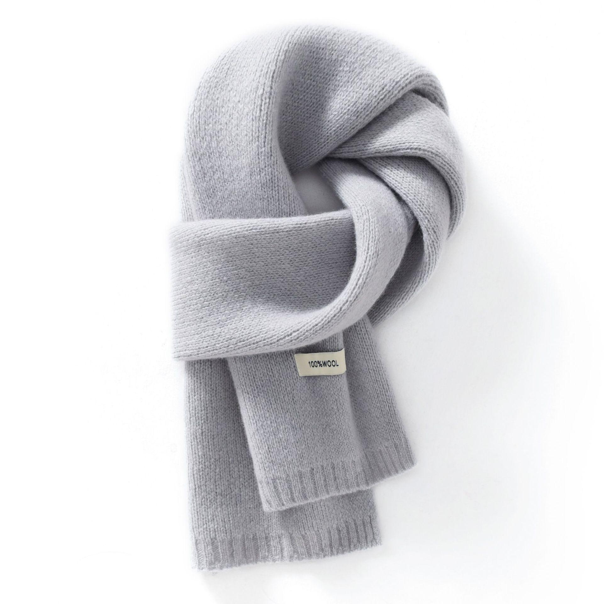 Australian 100% Wool Scarf New Solid Color Winter Warm Knit Neck Warmer For Men And Women Cashmere Scarves 20x160cm
Australian 100% Wool Scarf New Solid Color Winter Warm Knit Neck Warmer For Men And Women Cashmere Scarves 20x160cm