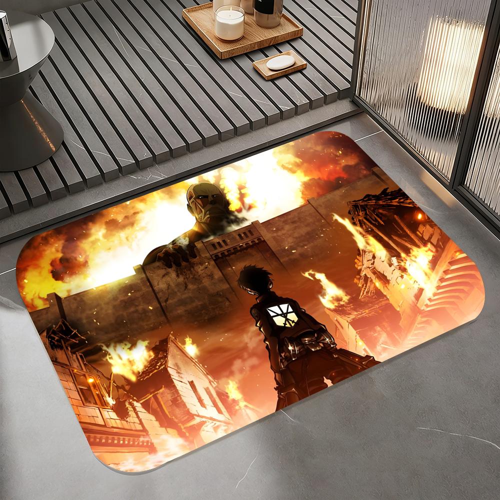 Anime A-Attack On Titan Floor Mat Diatomite Bath Mat, Quick Dry Absorbent Non-Slip Door Mat 50cm x 80cm
Anime A-Attack On Titan Floor Mat Diatomite Bath Mat, Quick Dry Absorbent Non-Slip Door Mat 50cm x 80cm