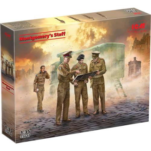 ICM 1/35 Montgomery & Staff Plastic Model 35617 (Human & Animal)
ICM 1/35 Montgomery & Staff Plastic Model 35617 (Human & Animal)
