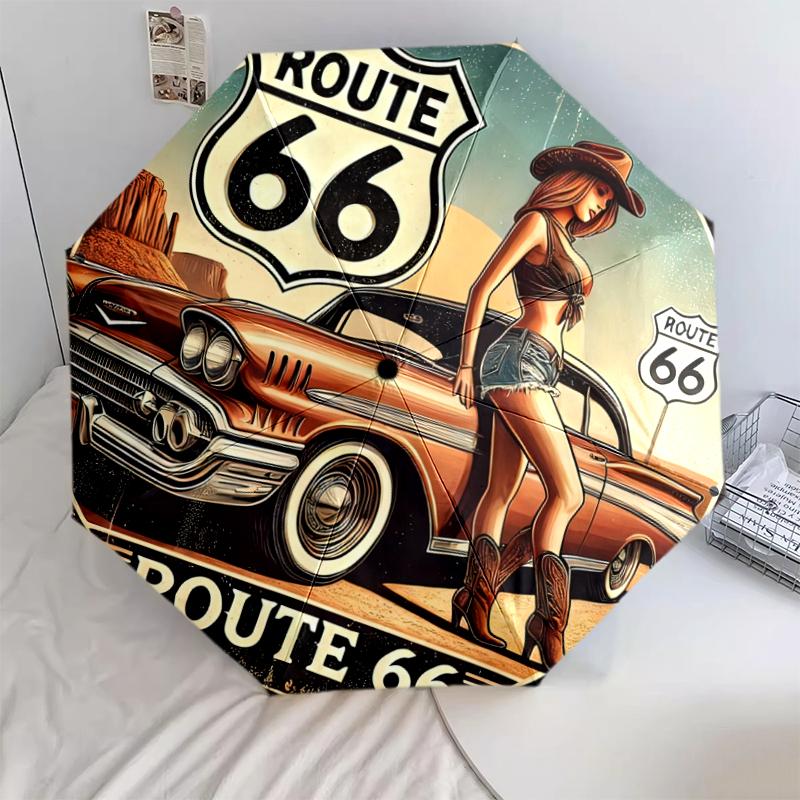 1PC Route 66 Umbrella Portable Folding Umbrella Iron Frame Hole Bone Structure Outdoor Home Umbrella A2 разноцветный
1PC Route 66 Umbrella Portable Folding Umbrella Iron Frame Hole Bone Structure Outdoor Home Umbrella A2 разноцветный