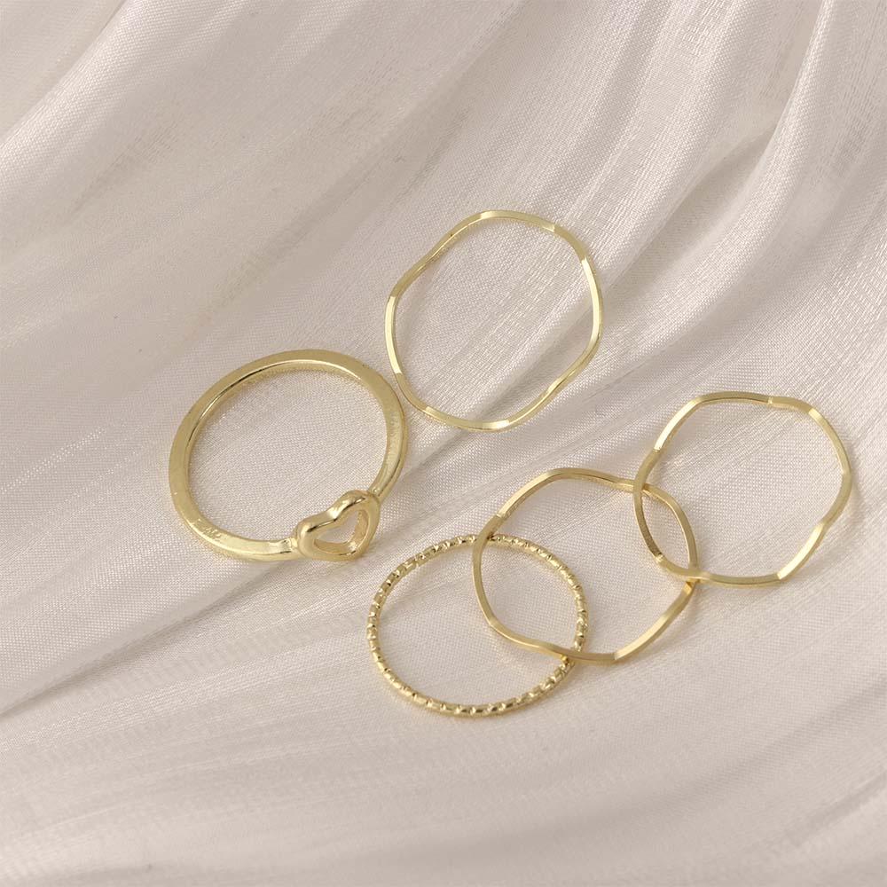 4Pcs/set Ladies Pearl Parties Geometric Wedding Ring Rings Set Wavy Open Ring Women Jewelry C
4Pcs/set Ladies Pearl Parties Geometric Wedding Ring Rings Set Wavy Open Ring Women Jewelry C