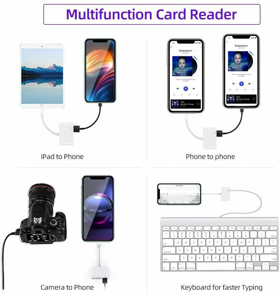 Card Reader Type-c Android Мобільний комп’ютер Багатофункціональний OTG/SD/TF Card U Disk Reader білий
Card Reader Type-c Android Мобільний комп’ютер Багатофункціональний OTG/SD/TF Card U Disk Reader білий