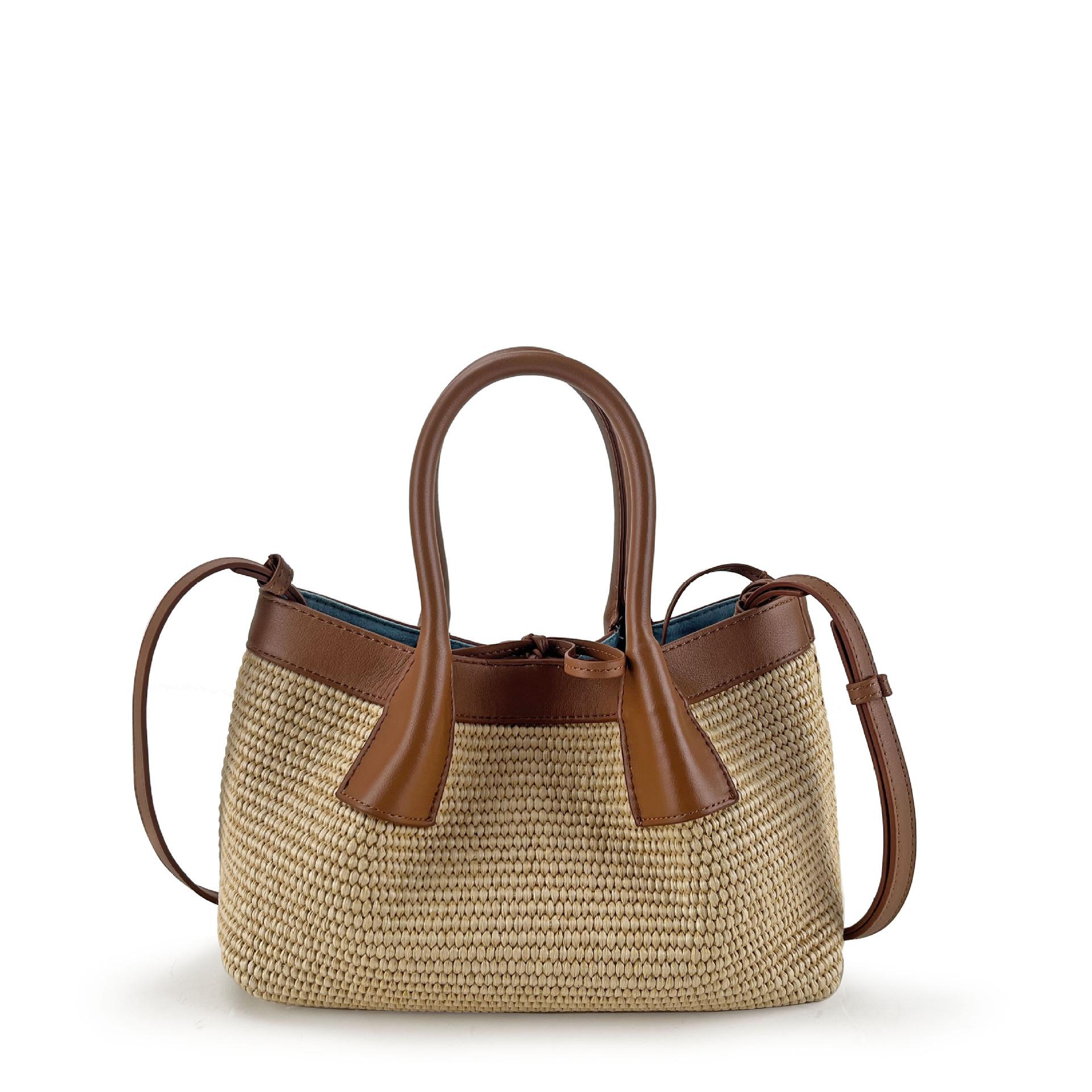Cross Border 2025 New Fashionable Shoulder Bag Of Genuine Leather Cowhide Splicing Lafite Grass Handmade Weaving Handheld Crossbody Bag 24x12x15cm
Cross Border 2025 New Fashionable Shoulder Bag Of Genuine Leather Cowhide Splicing Lafite Grass Handmade Weaving Handheld Crossbody Bag 24x12x15cm