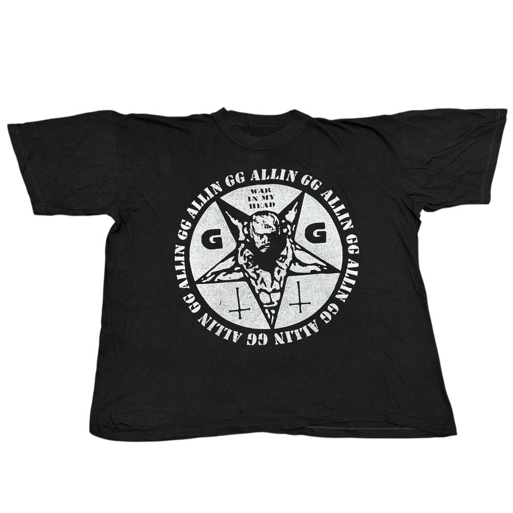 Vintage GG Allin Shirt XL 90s Single Stitch Tour Concert Punk Rock Band Tee 80s Unisex T-Shirt XL
Vintage GG Allin Shirt XL 90s Single Stitch Tour Concert Punk Rock Band Tee 80s Unisex T-Shirt XL