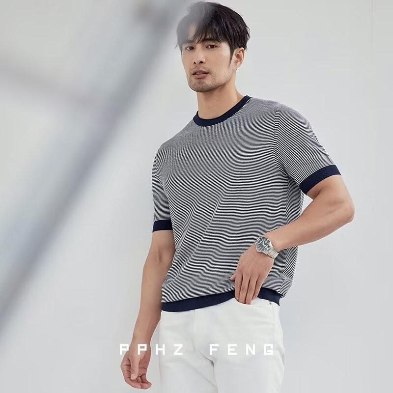 Мужское полосатое поло 2024 года: Трикотажная футболка с коротким рукавом и универсальным круглым вырезом XL
Мужское полосатое поло 2024 года: Трикотажная футболка с коротким рукавом и универсальным круглым вырезом XL