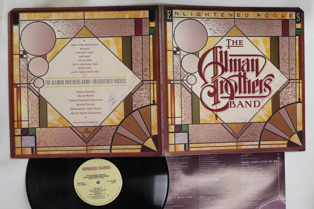 LP Record ALLMAN BROTHERS BAND - Enlightened Rogues CPN0218 CAPRICORN 1979 US Rock Used
LP Record ALLMAN BROTHERS BAND - Enlightened Rogues CPN0218 CAPRICORN 1979 US Rock Used
