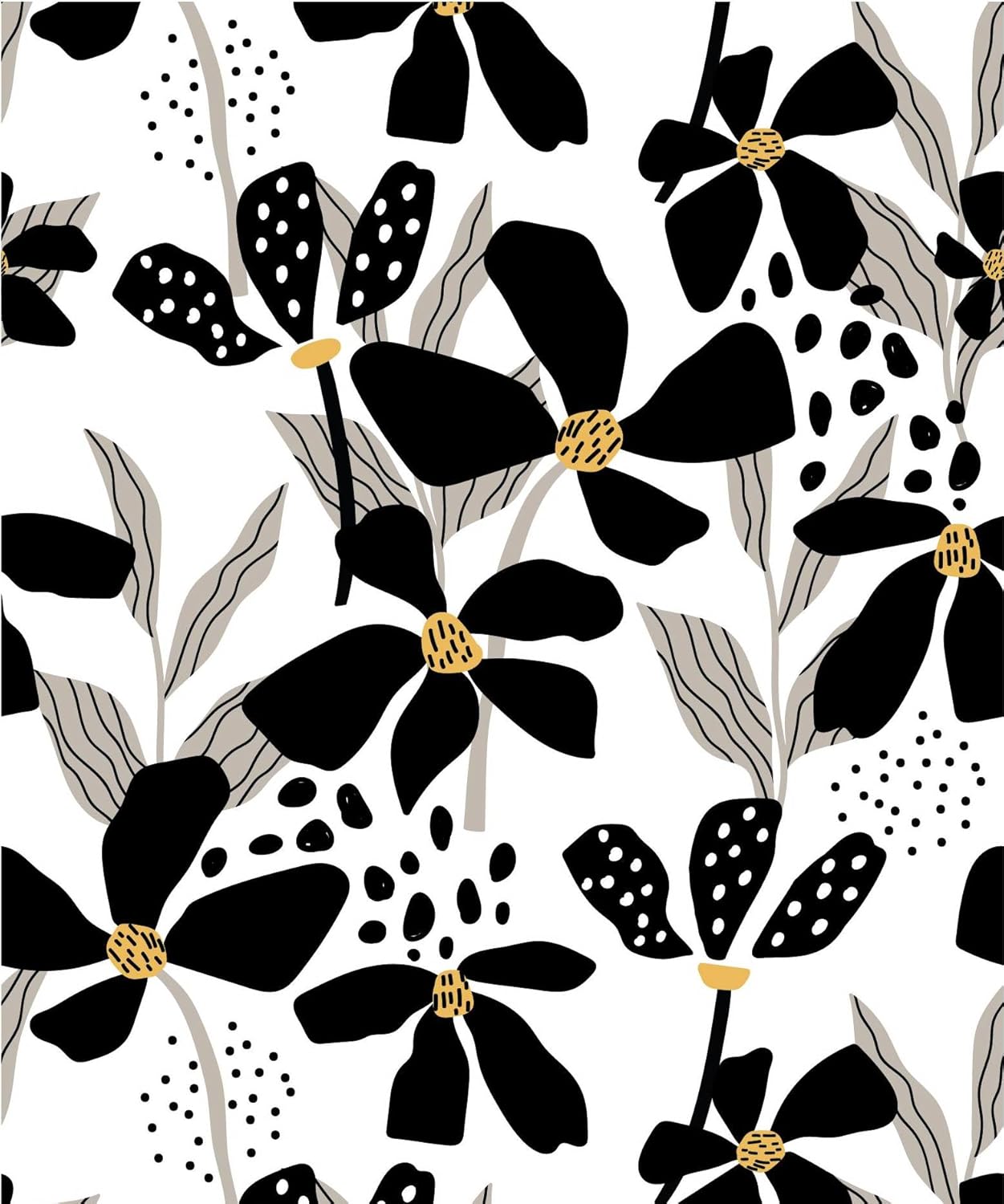 Черно-белые цветочные обои самоклейка Полевые цветы Самоклеящиеся обои Съемная контактная бумага Для декора ванной комнаты 2mx45cm(78.7x17.7in) цветочный
Черно-белые цветочные обои самоклейка Полевые цветы Самоклеящиеся обои Съемная контактная бумага Для декора ванной комнаты 2mx45cm(78.7x17.7in) цветочный