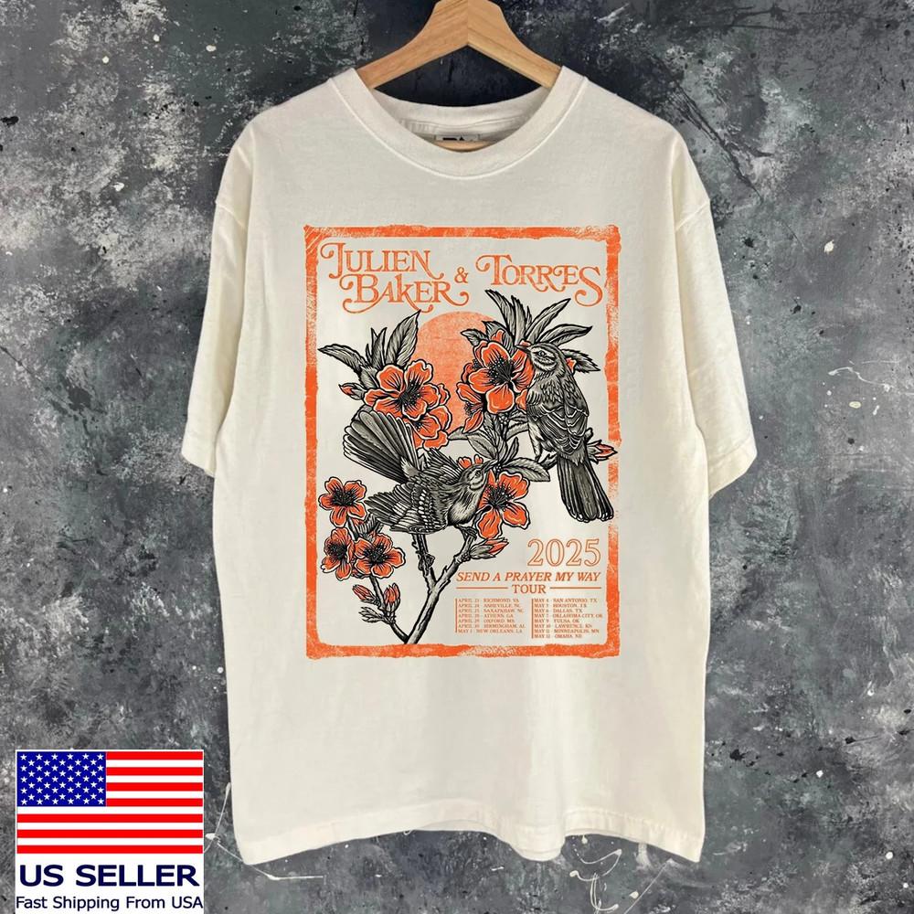 Julien Baker and Torres Send A Prayer My Way Tour T Shirt Full Size S-5XL Unisex T-Shirt M
Julien Baker and Torres Send A Prayer My Way Tour T Shirt Full Size S-5XL Unisex T-Shirt M