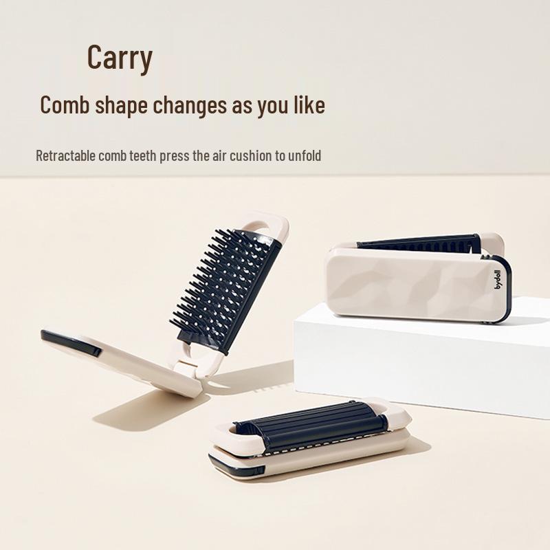Foldable Air Cushion Hair Brush - Women s Fluffy Hair High Crown Comb with Massage Function.
Foldable Air Cushion Hair Brush - Women s Fluffy Hair High Crown Comb with Massage Function.