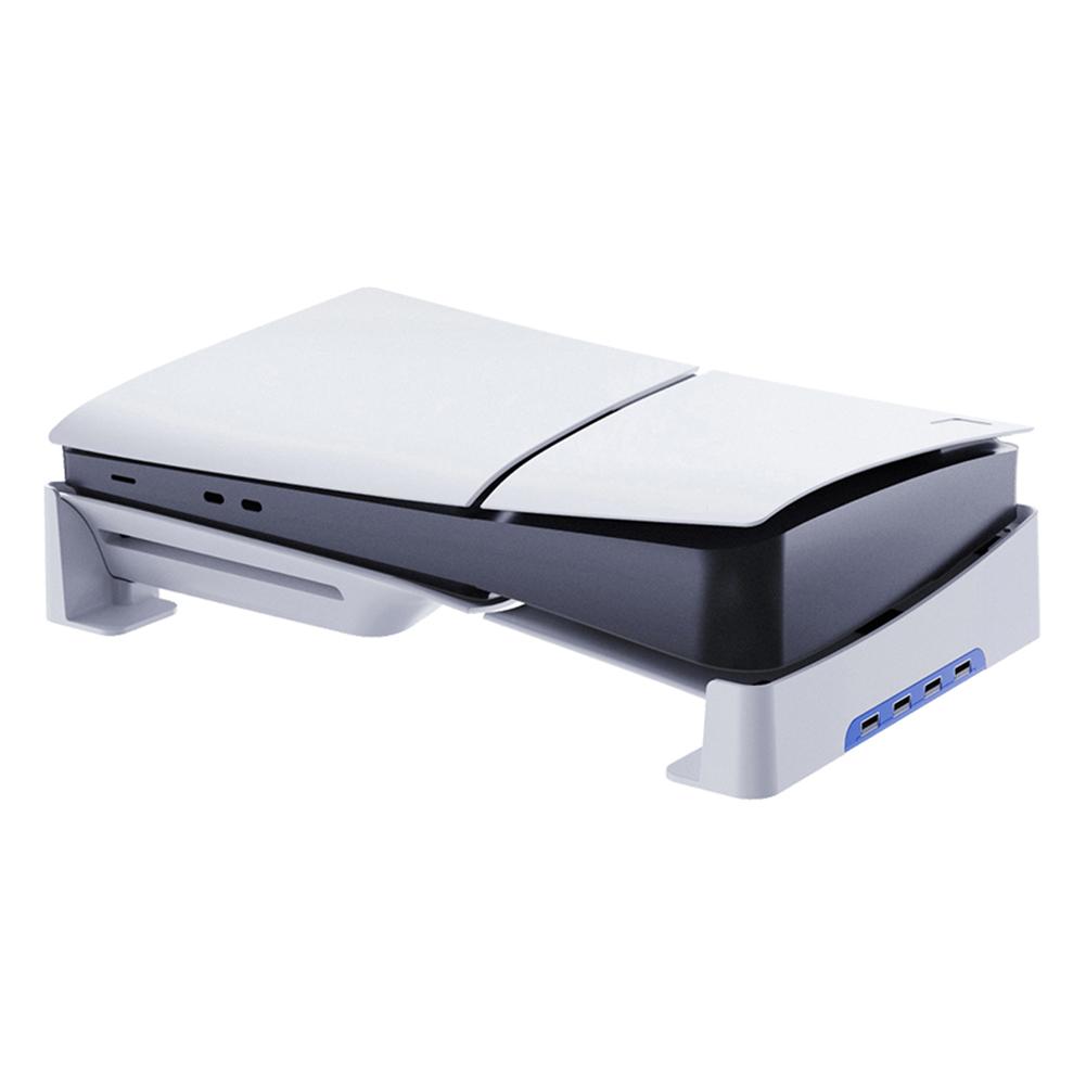 Для PS5 Slim полезная подставка боковая подставка прочная с 4-портовым концентратором USB2.0 AU
Для PS5 Slim полезная подставка боковая подставка прочная с 4-портовым концентратором USB2.0 AU