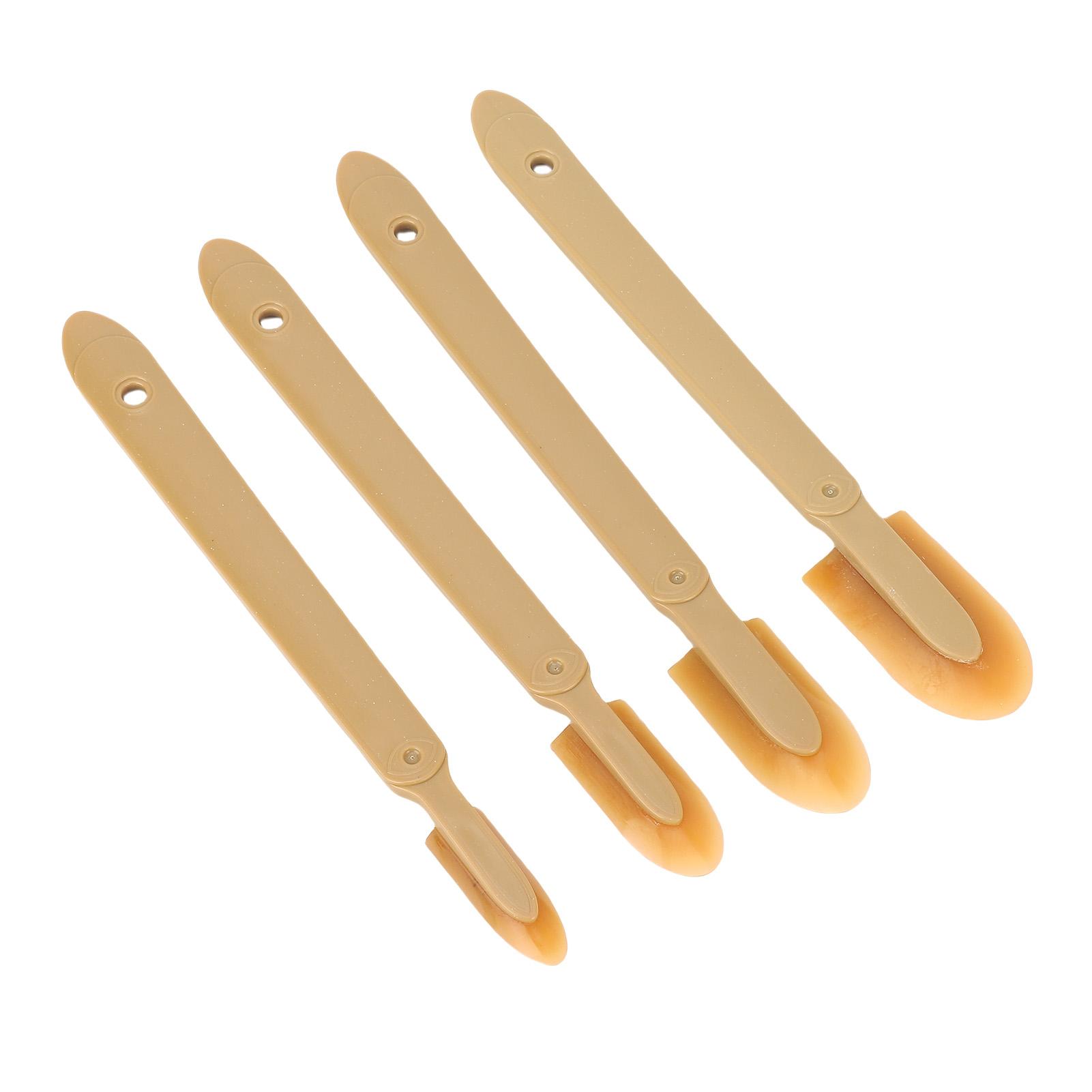 8 Pcs Grout Sealant Spatula Spreader Reusable PU Tips Grout Caulk Finishing Tool 4 Sizes for Kitchen Pantry Bathroom Yellow
8 Pcs Grout Sealant Spatula Spreader Reusable PU Tips Grout Caulk Finishing Tool 4 Sizes for Kitchen Pantry Bathroom Yellow