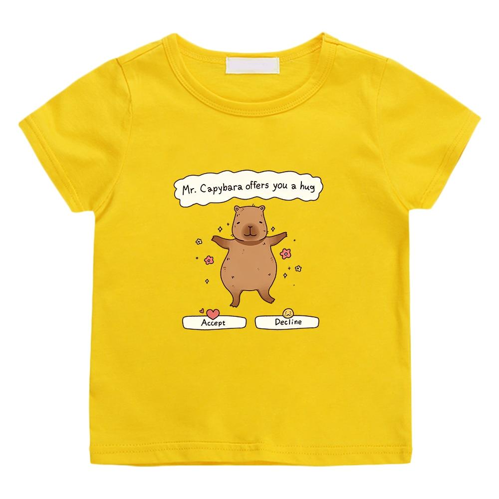 Футболки з принтом Capybara Graphic Anime Футболка Kawaii Comic Футболка для хлопчиків/дівчат 100% бавовна Футболка з короткими рукавами М’яка футболка 100
Футболки з принтом Capybara Graphic Anime Футболка Kawaii Comic Футболка для хлопчиків/дівчат 100% бавовна Футболка з короткими рукавами М’яка футболка 100