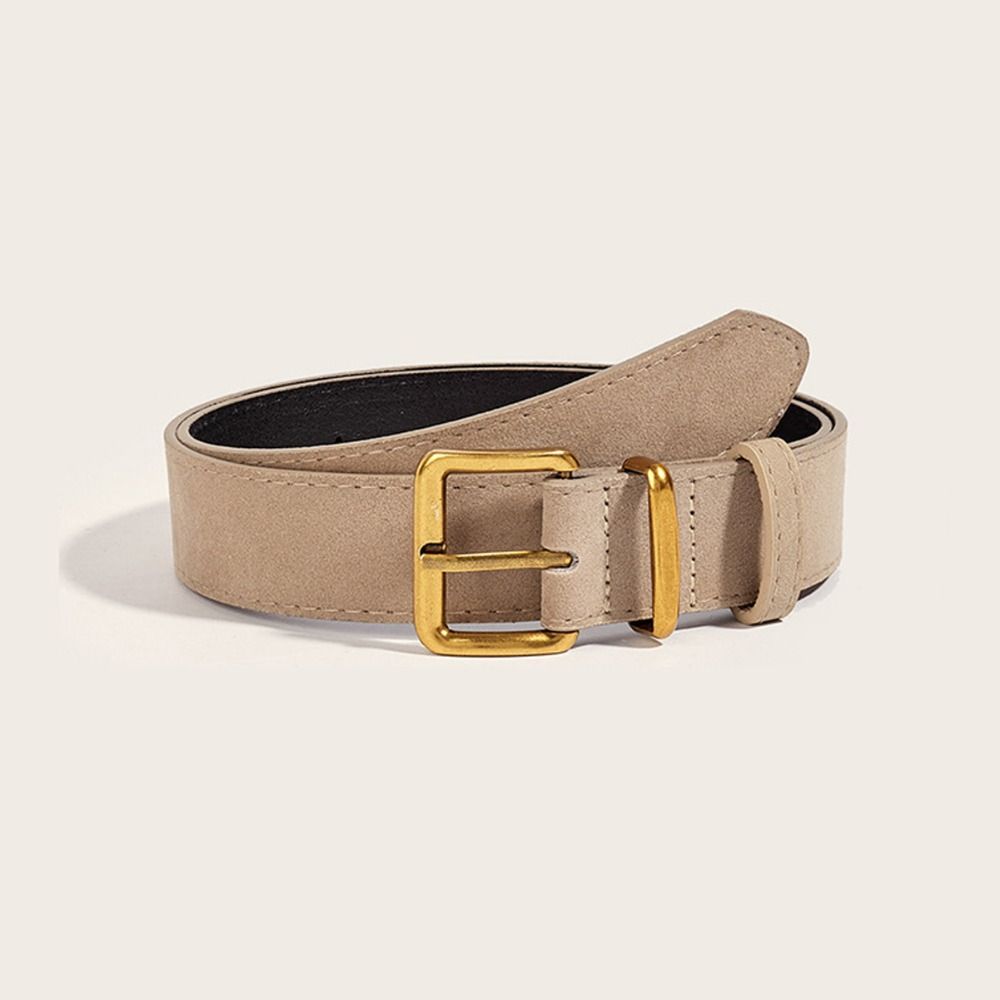 Maillard Style Suede Leather Wide Belt Luxury Design Trouser Dress Belts Gifts Gold Buckle Apricot
Maillard Style Suede Leather Wide Belt Luxury Design Trouser Dress Belts Gifts Gold Buckle Apricot