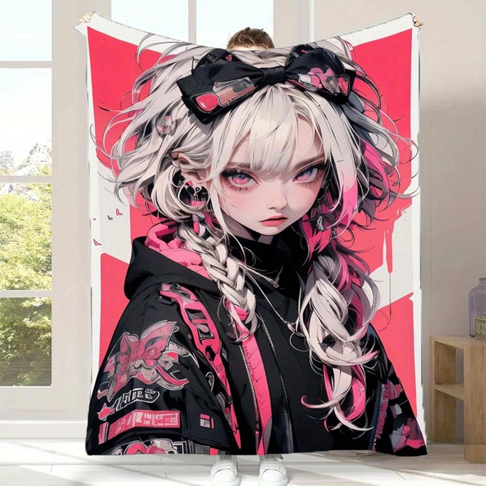 Anime Girl with Pink Highlights Blanket - Soft Cozy Throw for Bedroom Decor, Unique Gift for Anime Fans and Fashion Lovers 75x90cm
Anime Girl with Pink Highlights Blanket - Soft Cozy Throw for Bedroom Decor, Unique Gift for Anime Fans and Fashion Lovers 75x90cm